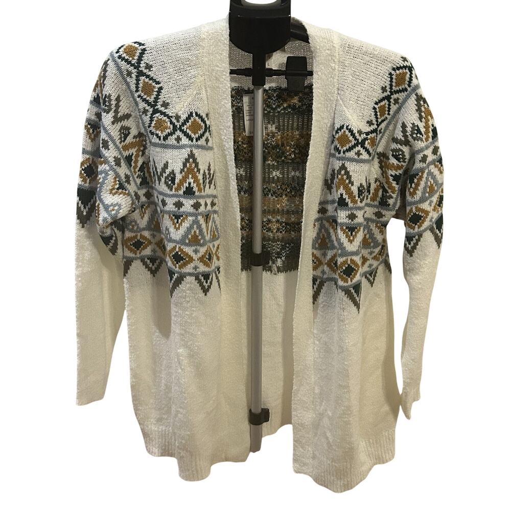 NWT Maurice's White Cardigan Women's size L